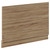 Napoli Bordalino Oak MFC 750mm End Bath Panel with Plinth Left Hand View