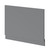 Napoli Gloss Grey MDF 700mm End Bath Panel with Plinth Right Hand View