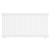 Colosseum White 600mm x 1164mm Double Panel Radiator Front View