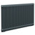 Colosseum Anthracite 600mm x 1164mm Double Panel Radiator Left Hand View