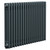 Colosseum Anthracite 600mm x 821mm Triple Panel Radiator Left Hand View