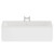 Square 1700mm x 750mm Straight Double Ended Bath Front View