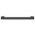 Colore Square Matt Black Wall Mounted Double Towel Rail - Front View