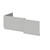 Napoli Gloss Grey Pearl MDF 1700mm L Shaped Front and End Bath Panel Right Hand Side View