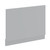 Oslo Matt Grey MDF 700mm End Bath Panel Left Hand View