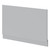 Oslo Matt Grey MDF 800mm End Bath Panel Right Hand View