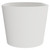 Genoa Matt White 1500mm x 750mm Double Ended Freestanding Bath with Black Waste View from Side thumbnail