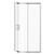 Series 8 Plus Chrome 900mm 2 Door Quadrant Shower Enclosure - Right View