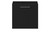 Napoli Nero Oak 500mm Wall Mounted Vanity Unit for Countertop Basins with Single Drawer and Polished Chrome Handle Front View