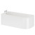 Arc 1700mm x 750mm Left Hand Curved Shower Bath and Front Bath Panel Right Hand View thumbnail