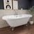 Windsor 1795mm x 785mm Double Ended Freestanding Roll Top Bath with Chrome Claw Feet Lifestyle thumbnail