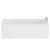 Keyhole 1700mm x 700mm 12 Jet Chrome Easifit Single Ended Spa Shower Bath Front View