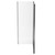 Series 6 Chrome 1000mm x 700mm Hinged Door Shower Enclosure Side View