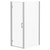 Series 6 Chrome 760mm x 1000mm Hinged Door Shower Enclosure Right Hand View