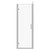 Series 6 Chrome 700mm x 700mm Hinged Door Shower Enclosure Front View