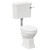 Windsor Traditional Toilet Pan and Low Level Cistern with Soft Close Toilet Seat Left Hand View