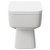 Paulo Back To Wall Toilet Pan with Soft Close Toilet Seat Front View