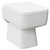 Paulo Back To Wall Toilet Pan with Soft Close Toilet Seat Left Hand View