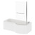 Plage 1700mm Right Hand P Shaped Shower Bath with Towel Rail Bath Screen and Front Bath Panel Right Hand View thumbnail