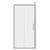 Series 8 Plus Chrome 1000mm X 760mm Sliding Door Shower Enclosure - Front View Thumbnail