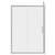 Series 8 Plus Chrome 1400mm X 700mm Sliding Door Shower Enclosure - Front View Thumbnail