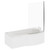 Bayou 1700mm 12 Jet Easifit Right Hand B Shaped Spa Shower Bath with Bath Screen and Front Bath Panel Left Hand View