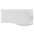 Bayou 1700mm Right Hand B Shaped Shower Bath with Bath Screen and Front Bath Panel View from Above