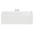 Legend 1700mm x 700mm Left Hand 12 Jet Chrome V-Tec Single Ended Whirlpool Bath Front View