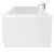 Legend 1700mm x 750mm Left Hand 12 Jet Easifit Single Ended Spa Bath Side View