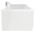 Legend 1700mm x 750mm Right Hand 6 Jet Chrome Flat Jet Single Ended Whirlpool Bath Side View