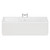 Legend 1700mm x 750mm Right Hand 6 Jet Chrome Flat Jet Single Ended Whirlpool Bath Front View
