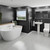 Sirus 1655mm Free Standing Bath Bathroom Suite Lifestyle View