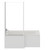 Loire 1500mm Left Hand L Shaped Shower Bath with Bath Screen and Front Bath Panel Front View