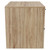 Napoli Bordalino Oak 600mm Wall Mounted Vanity Unit for Countertop Basins with 2 Drawers and Polished Chrome Handles Side View