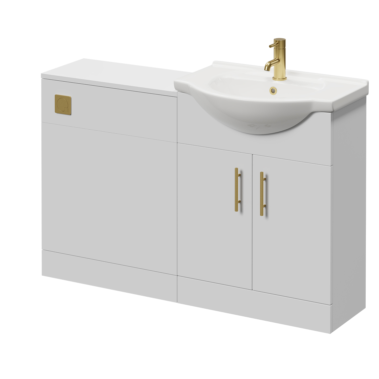 Alexander James Cento 2 Door Vanity Unit Toilet Suite