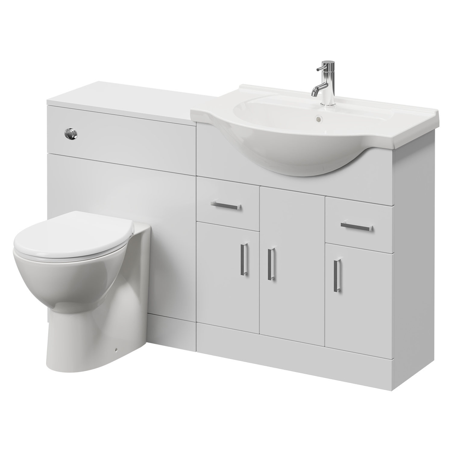 Alexander James Cento 3 Door Vanity Unit Toilet Suite
