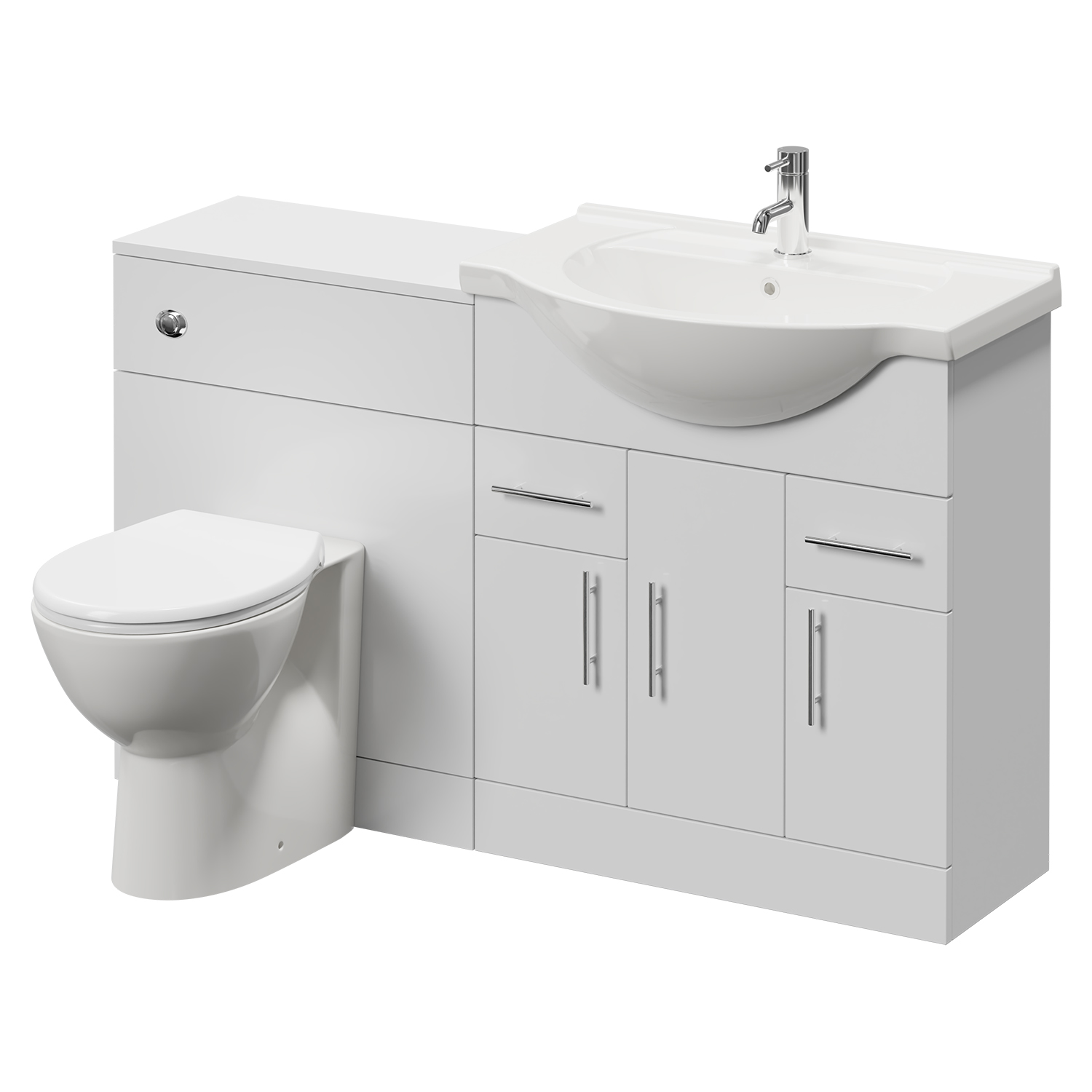 Alexander James Cento 3 Door Vanity Unit Toilet Suite
