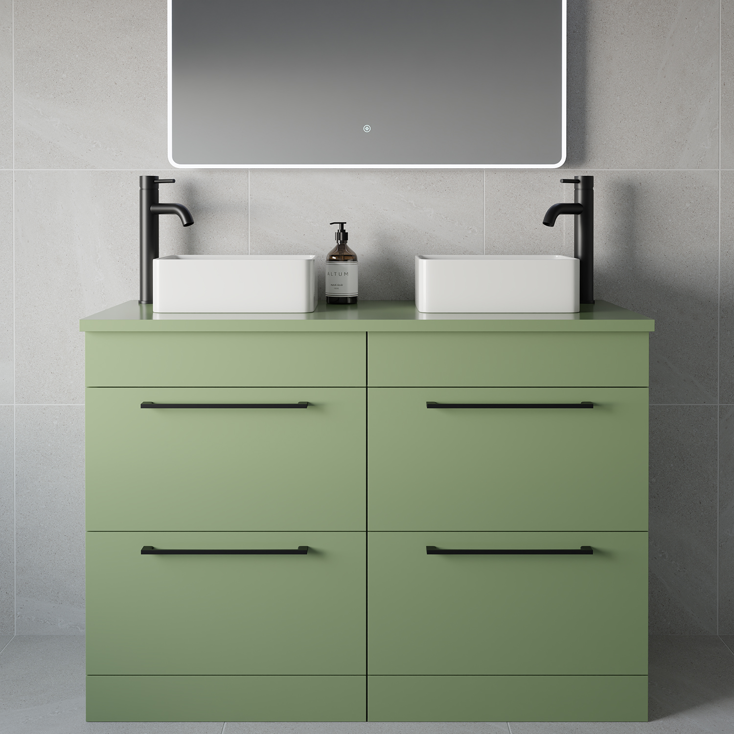 Napoli 460 4 Drawer Vanity Unit for Countertop Basins