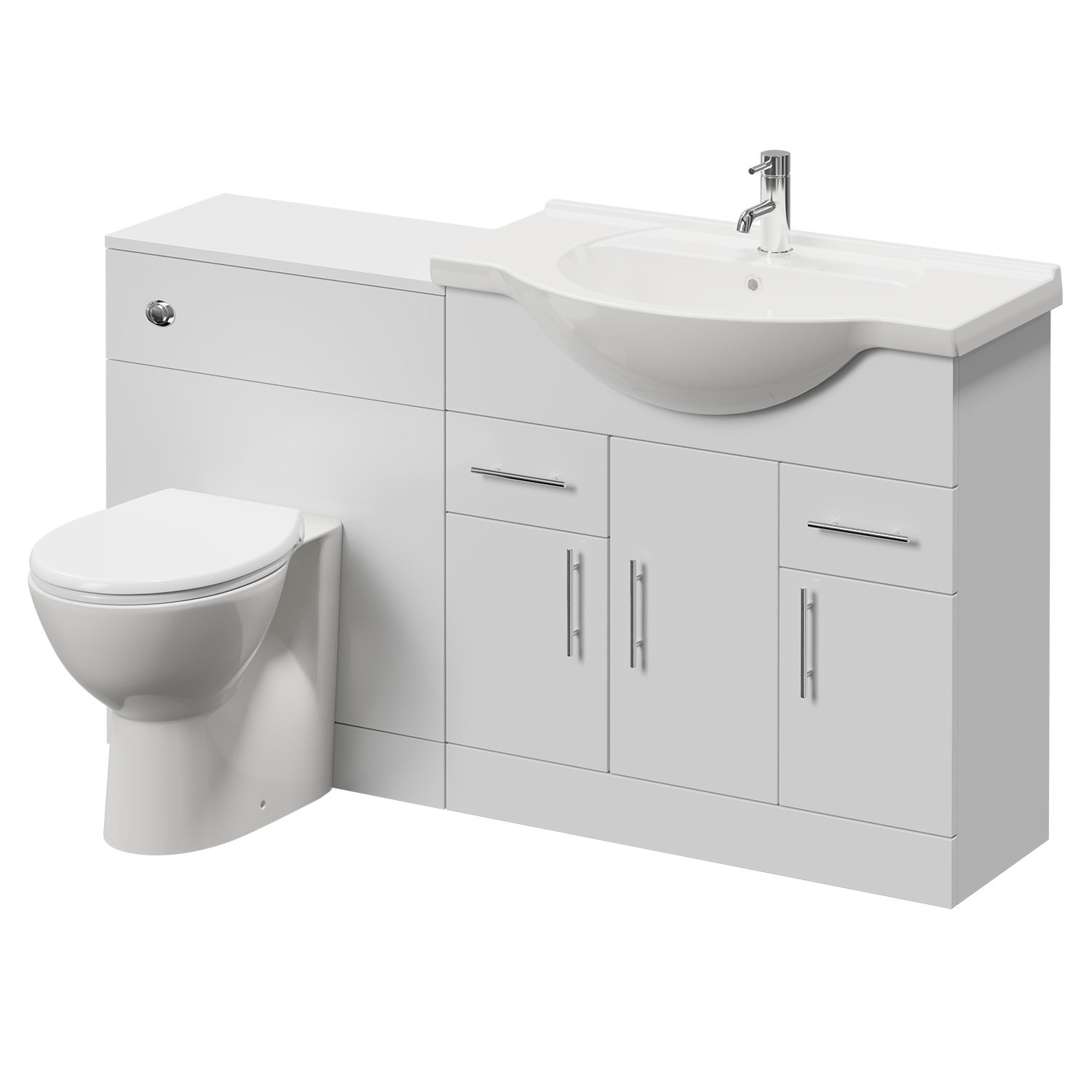 Alexander James Cento 3 Door Vanity Unit Toilet Suite