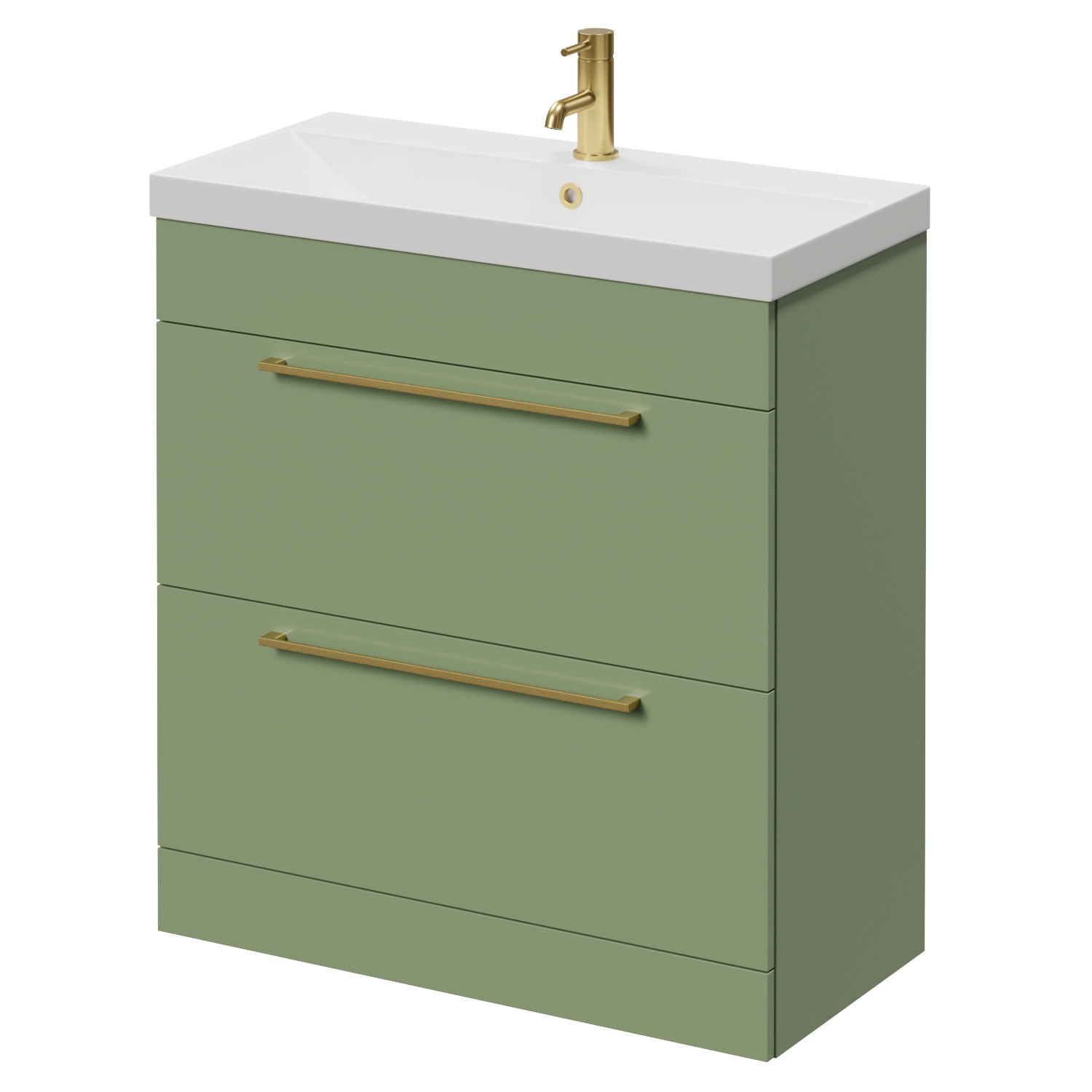 Napoli 390 2 Drawer Vanity Unit with Rimini Basin