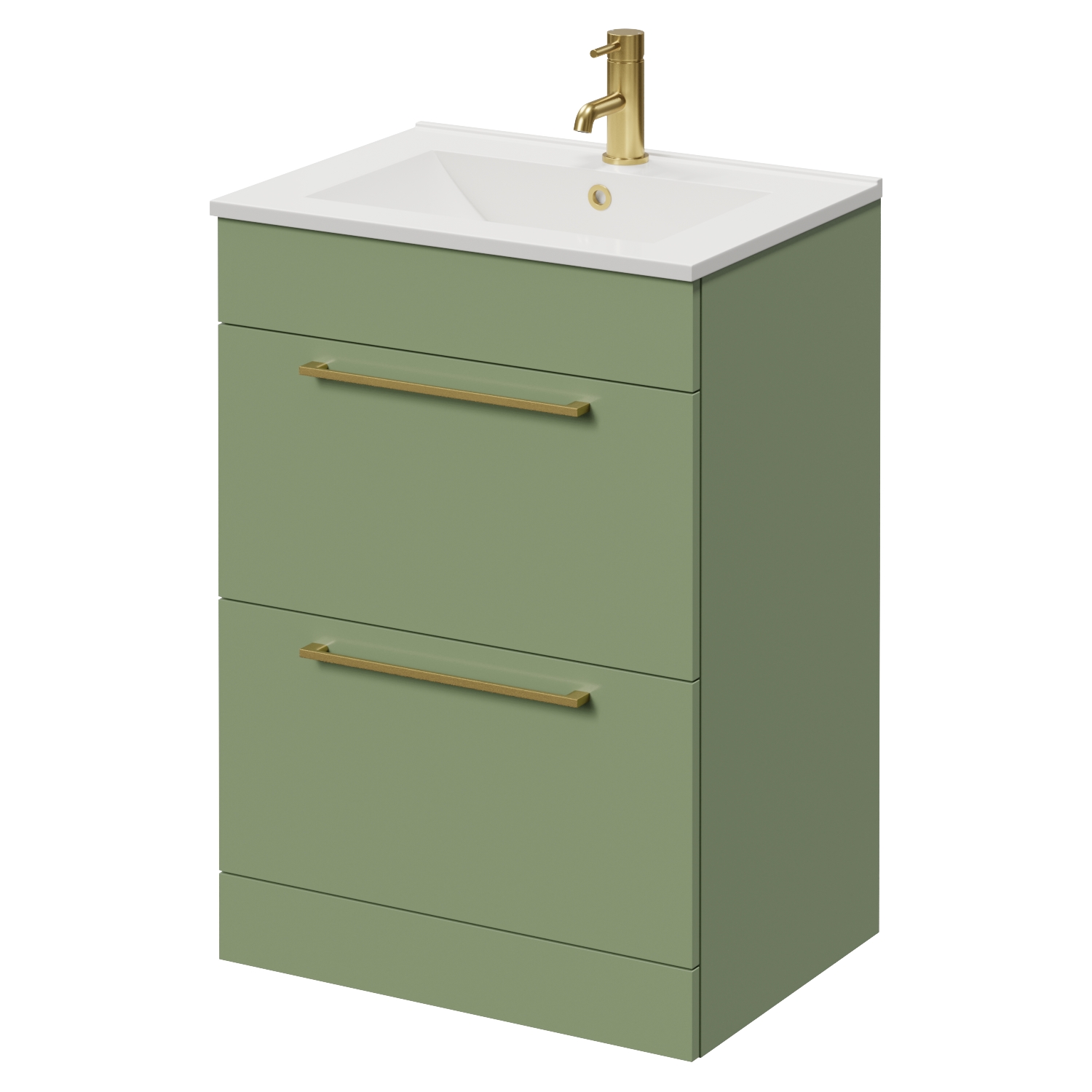 Napoli 460 2 Drawer Vanity Unit with Angel Basin