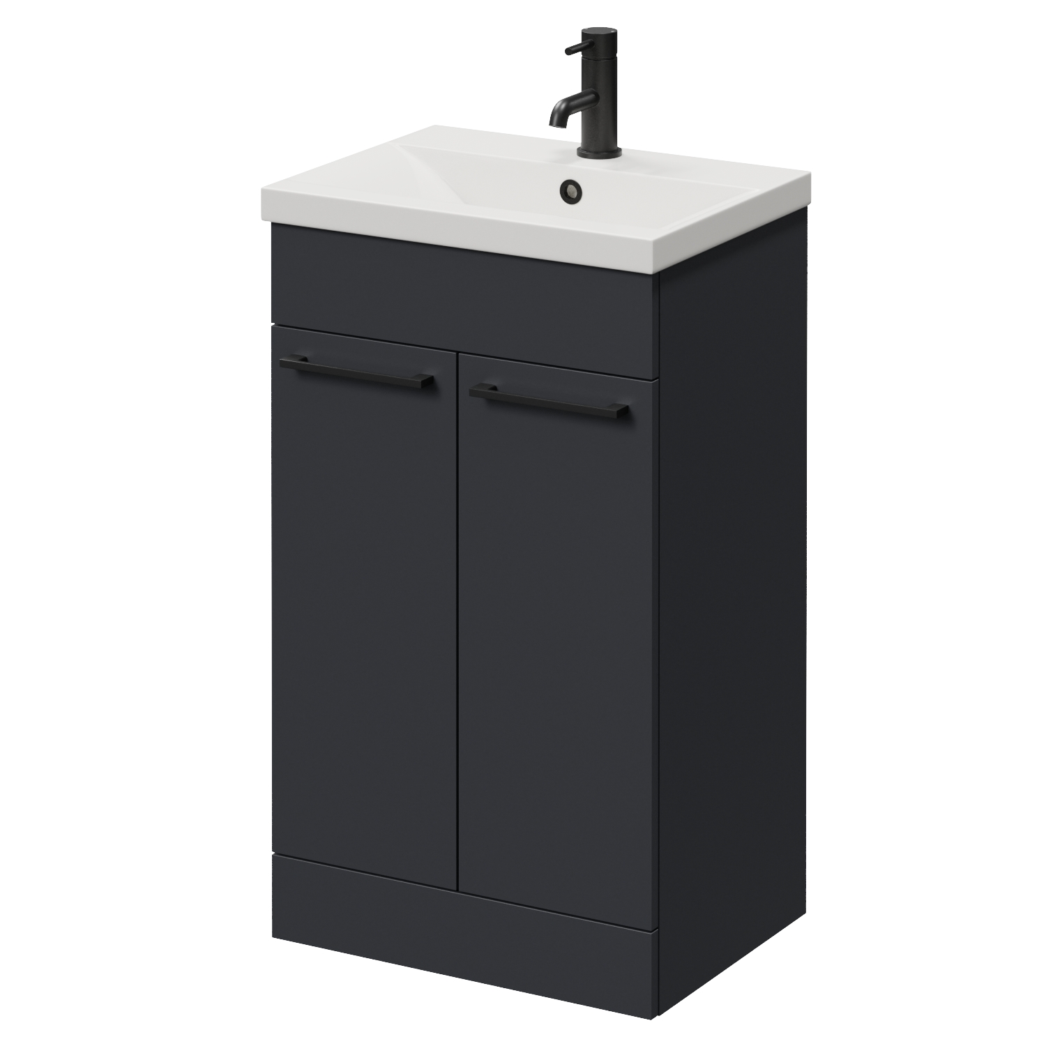 Napoli 390 2 Door Vanity Unit with Glide Basin