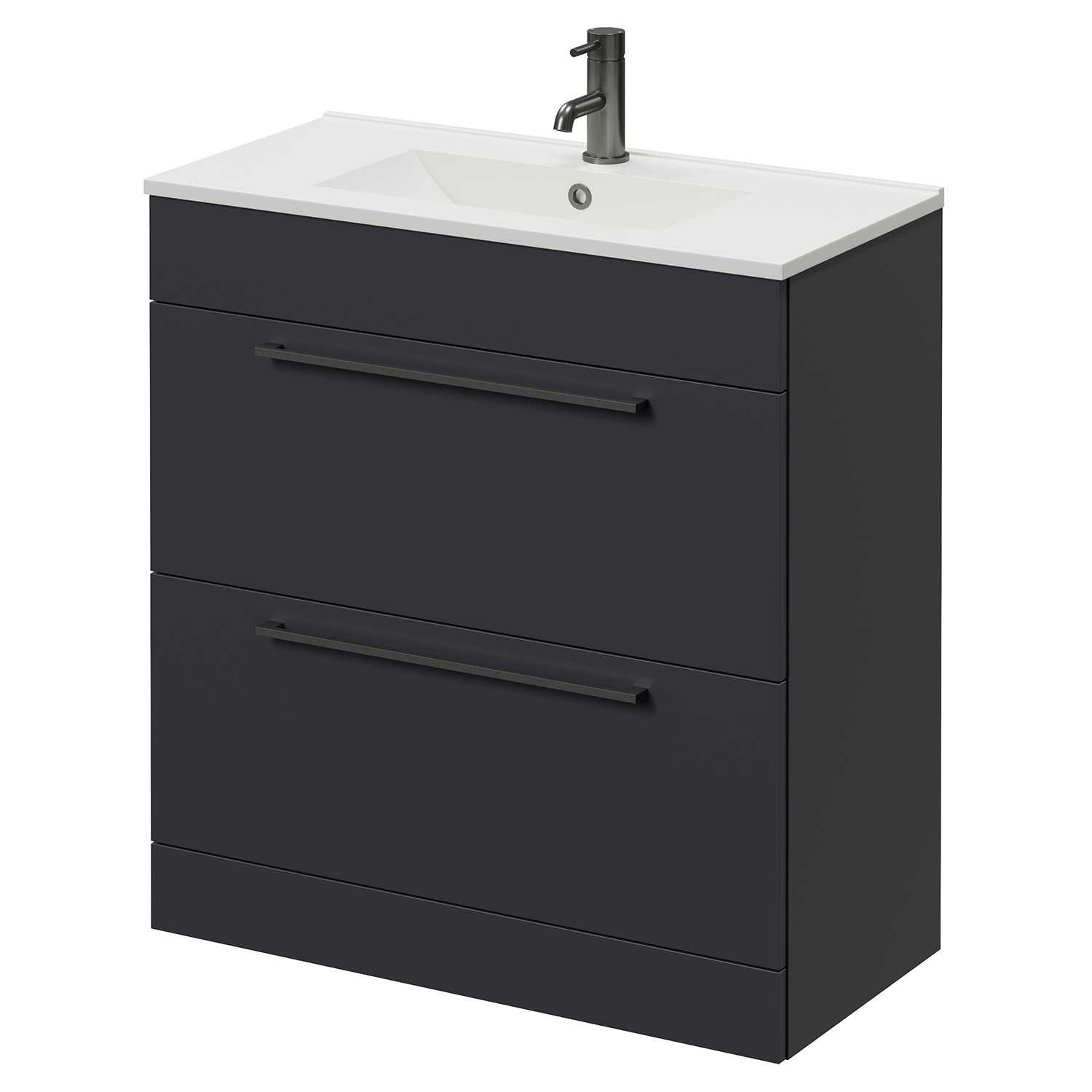Napoli 390 2 Drawer Vanity Unit with Angel Basin