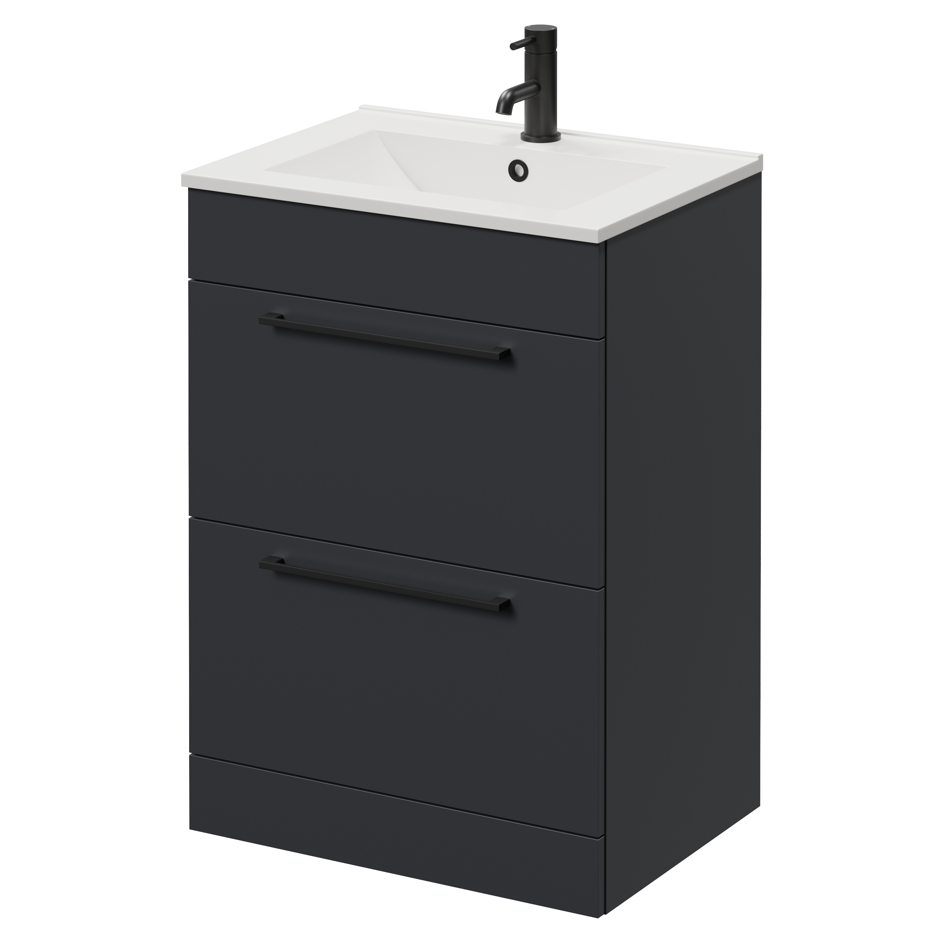 Napoli 460 2 Drawer Vanity Unit with Angel Basin