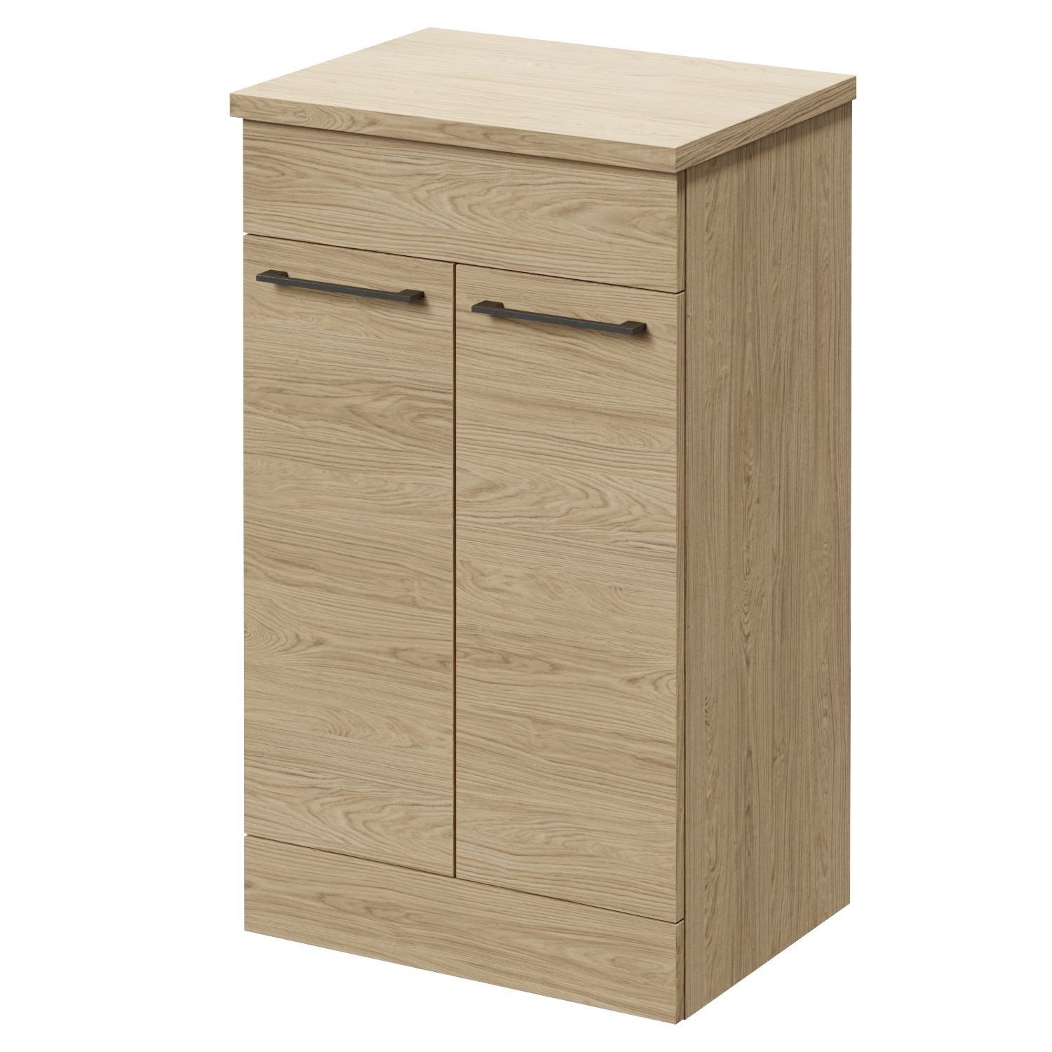 Napoli Light Oak 390 2 Door Vanity Unit For Countertop Basins | | Mdf | 500Mm