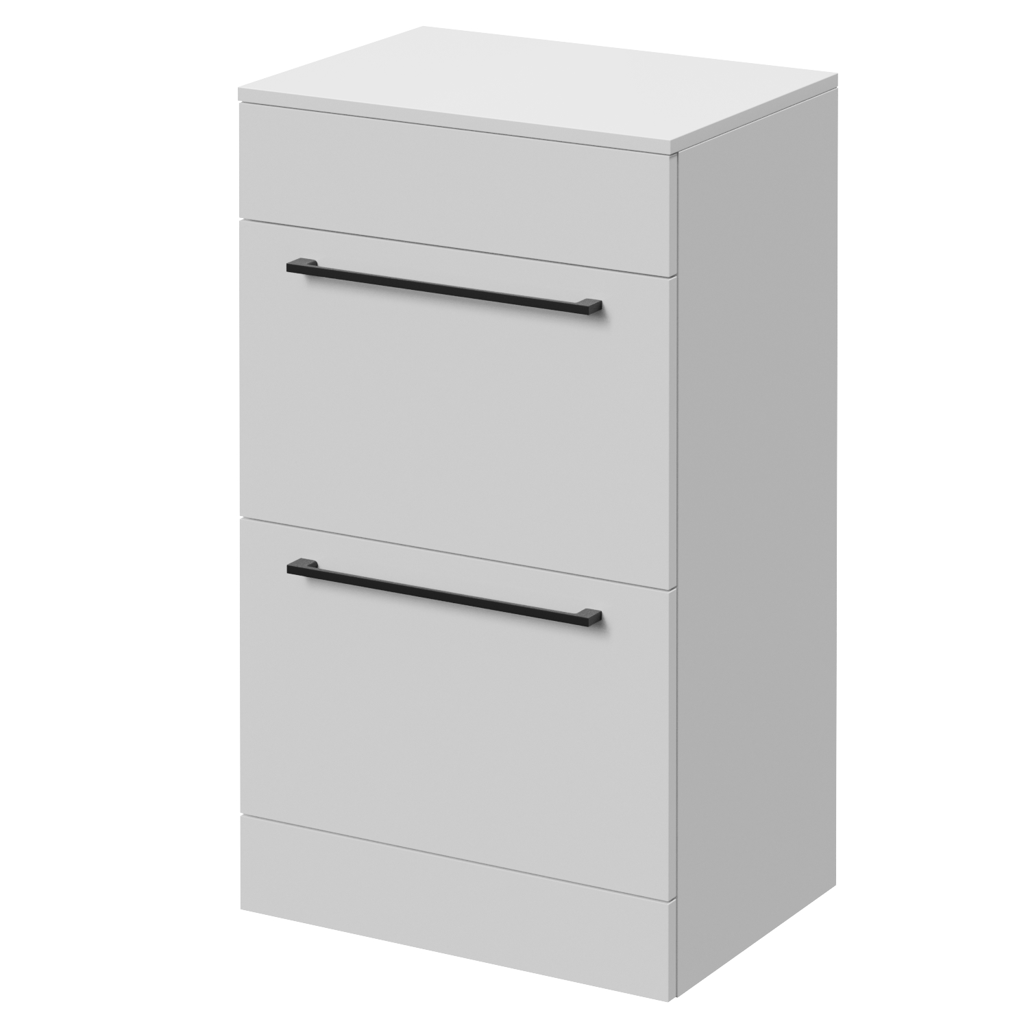 Napoli Gloss White 390 2 Drawer Vanity Unit For Countertop Basins | | Mdf | 500Mm