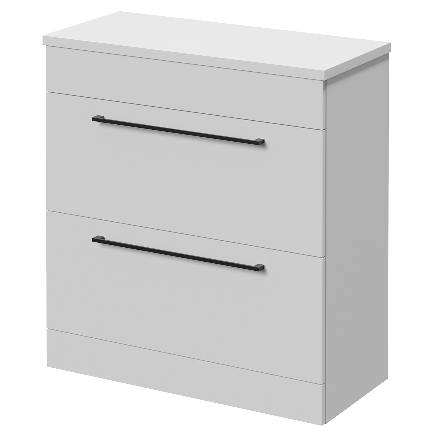 Napoli Gloss White 390 2 Drawer Vanity Unit For Countertop Basins | | Mdf | 800Mm