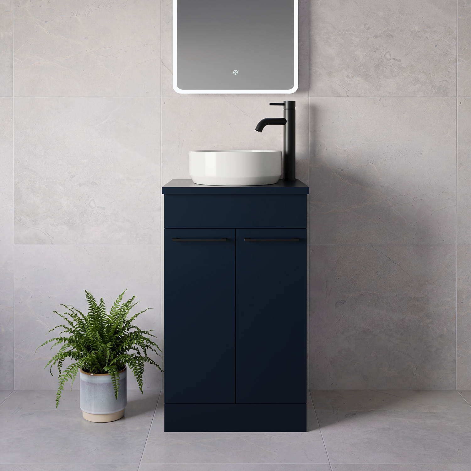 Napoli 390 2 Door Vanity Unit for Countertop Basins