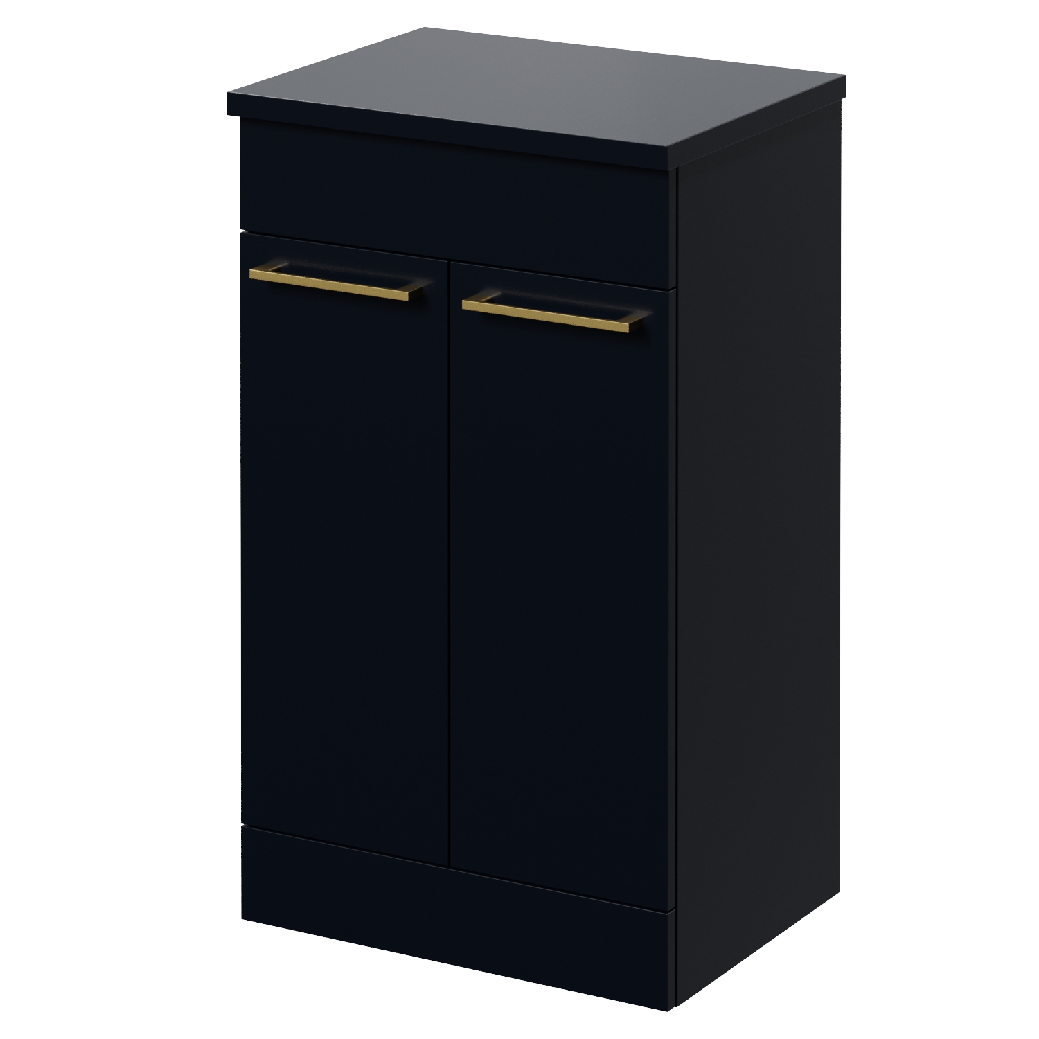 Napoli Deep Blue 390 2 Door Vanity Unit For Countertop Basins | | Mdf | 500Mm