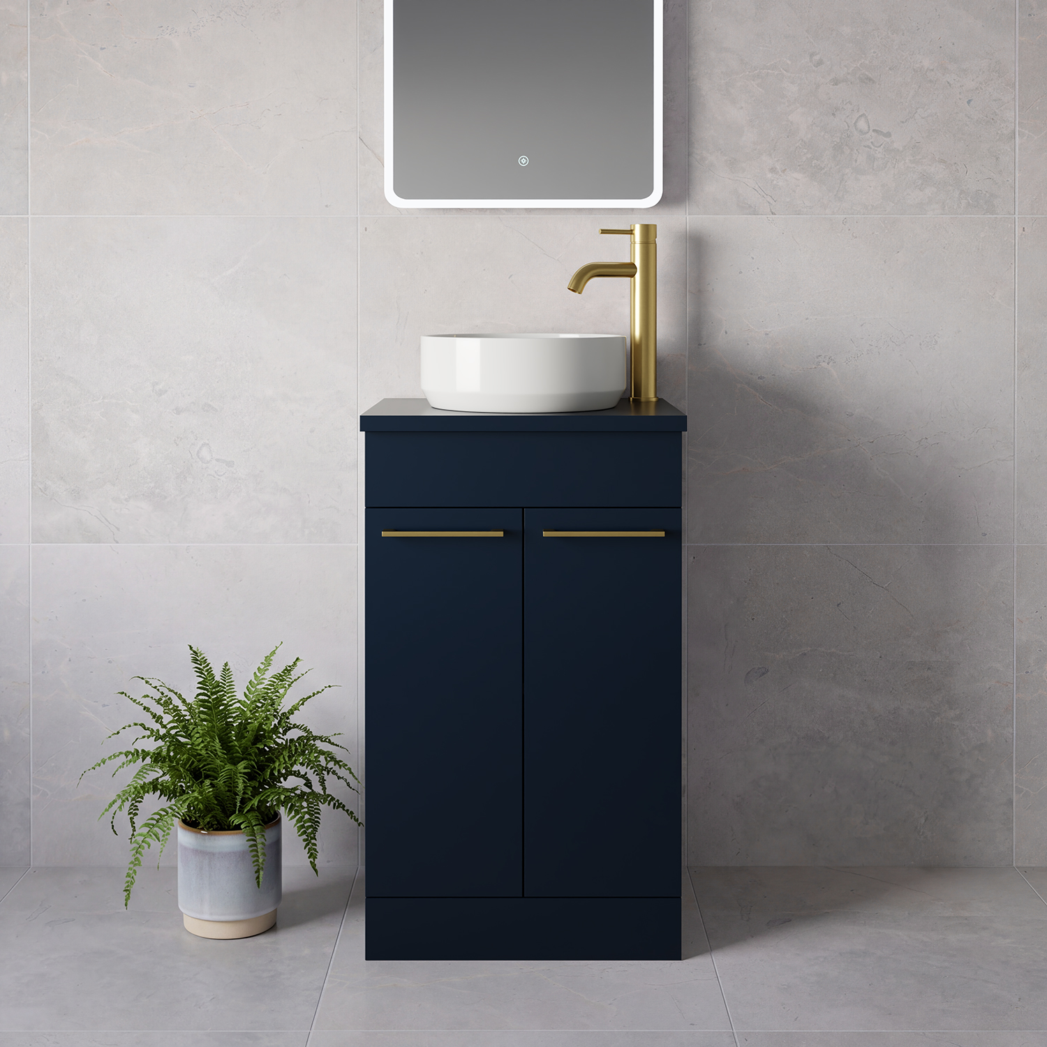 Napoli 390 2 Door Vanity Unit for Countertop Basins